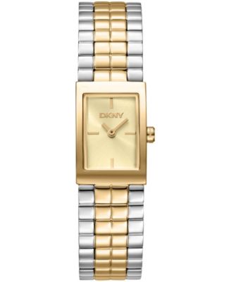 Women's Signature Shape Quartz Two-Tone Bracelet Watch 17x25.5mm