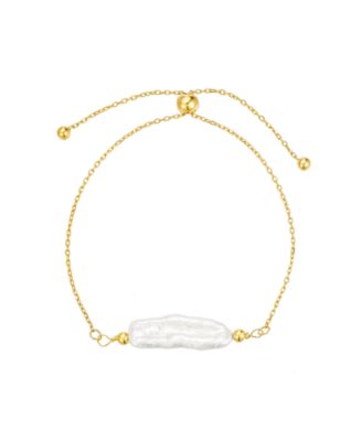Untamed Petals Bree Baroque Pearl Bracelet - Gold 42$