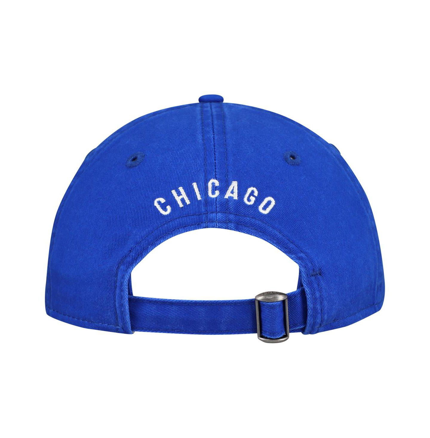 Мужская кепка New Era Ralph Lauren x MLB Royal Chicago Cubs 9TWENTY Adjustable Hat — фото 4