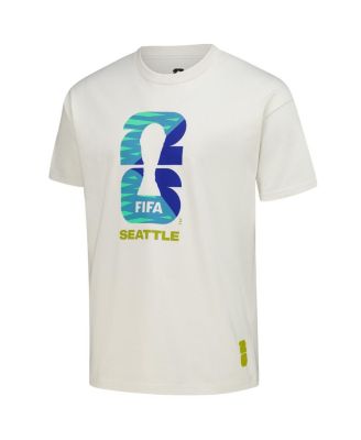 Men's Cream 2026 FIFA World Cup Seattle Host City Local Oversized T-Shirt