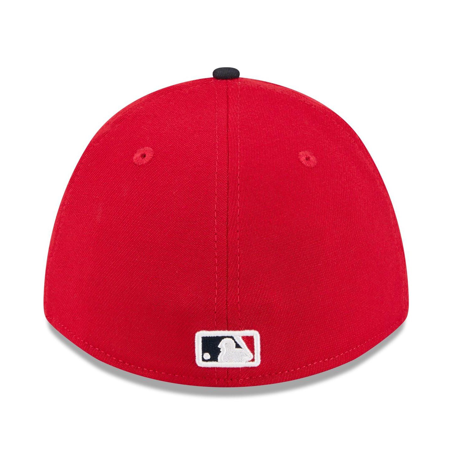 Мужская кепка New Era Red/Navy St. Louis Cardinals 2026 Spring Training M-Crown 39THIRTY Flex Hat — фото 4