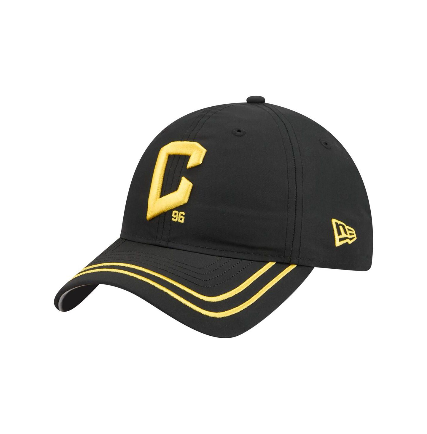 Мужские головные уборы New Era Black Columbus Crew 2026 Jersey Hook 9TWENTY Adjustable Hat — фото 3