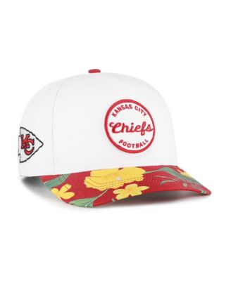 Men's White/Red Kansas City Chiefs Beach Side Hitch Adjustable Hat