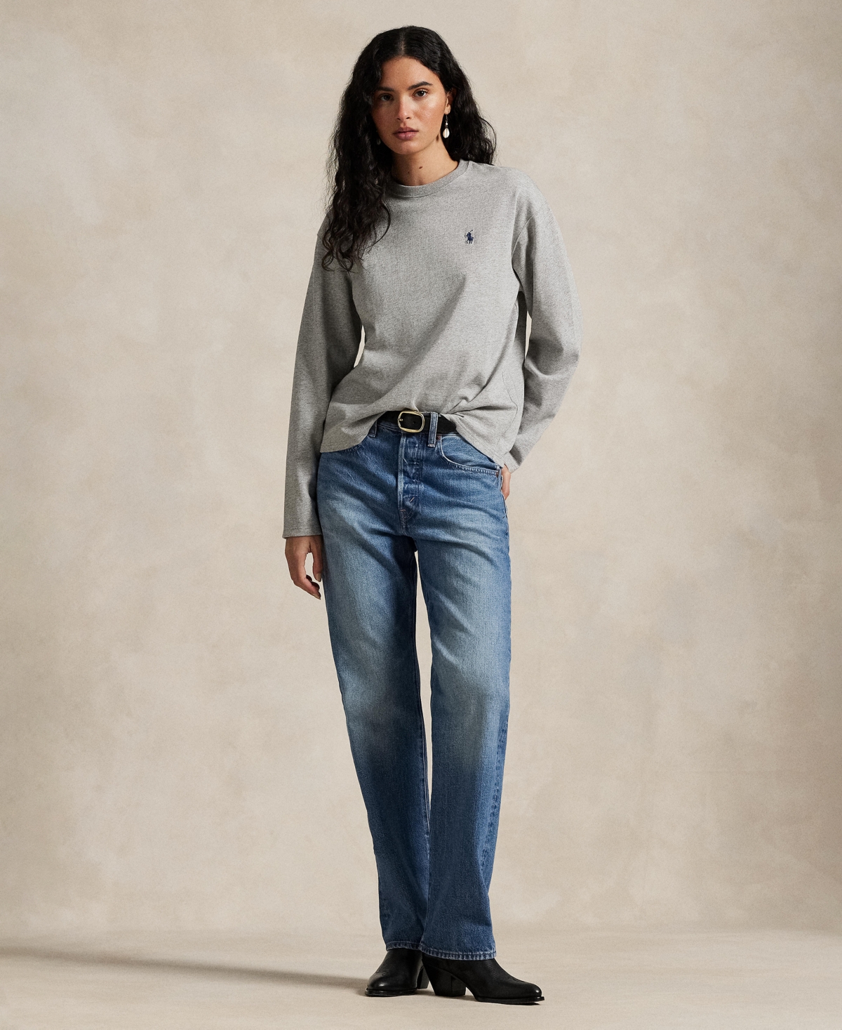 Polo Ralph Lauren Women's Crewneck Long-Sleeve T-Shirt