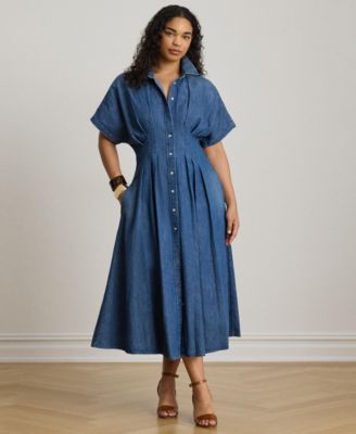 Women's Denim Midi Dresses | Macy's