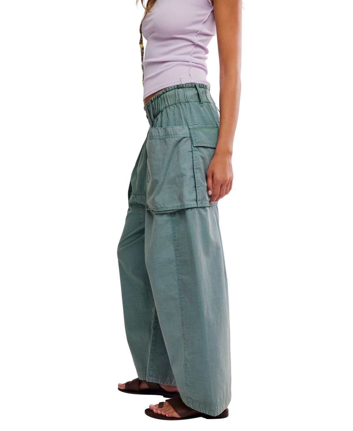 Free People Women's Costa Straight Cropped Pants
