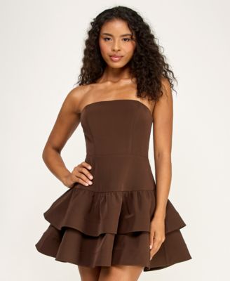 Women's Brown Mini Dresses | Macy's