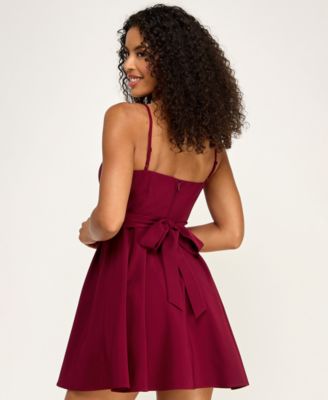 red dress short Cheap Tighted Red Homecoming Dresses Short Beaded Back To School Dress
