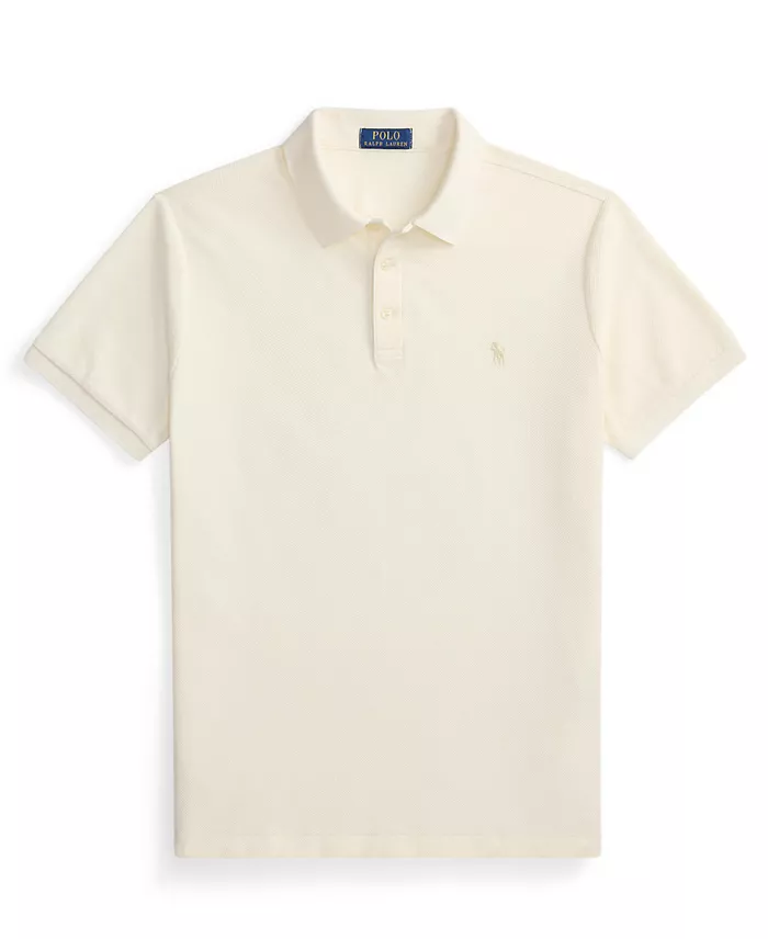 Men's Custom Slim-Fit Honeycomb-Mesh Polo Shirt - thumbnail 5