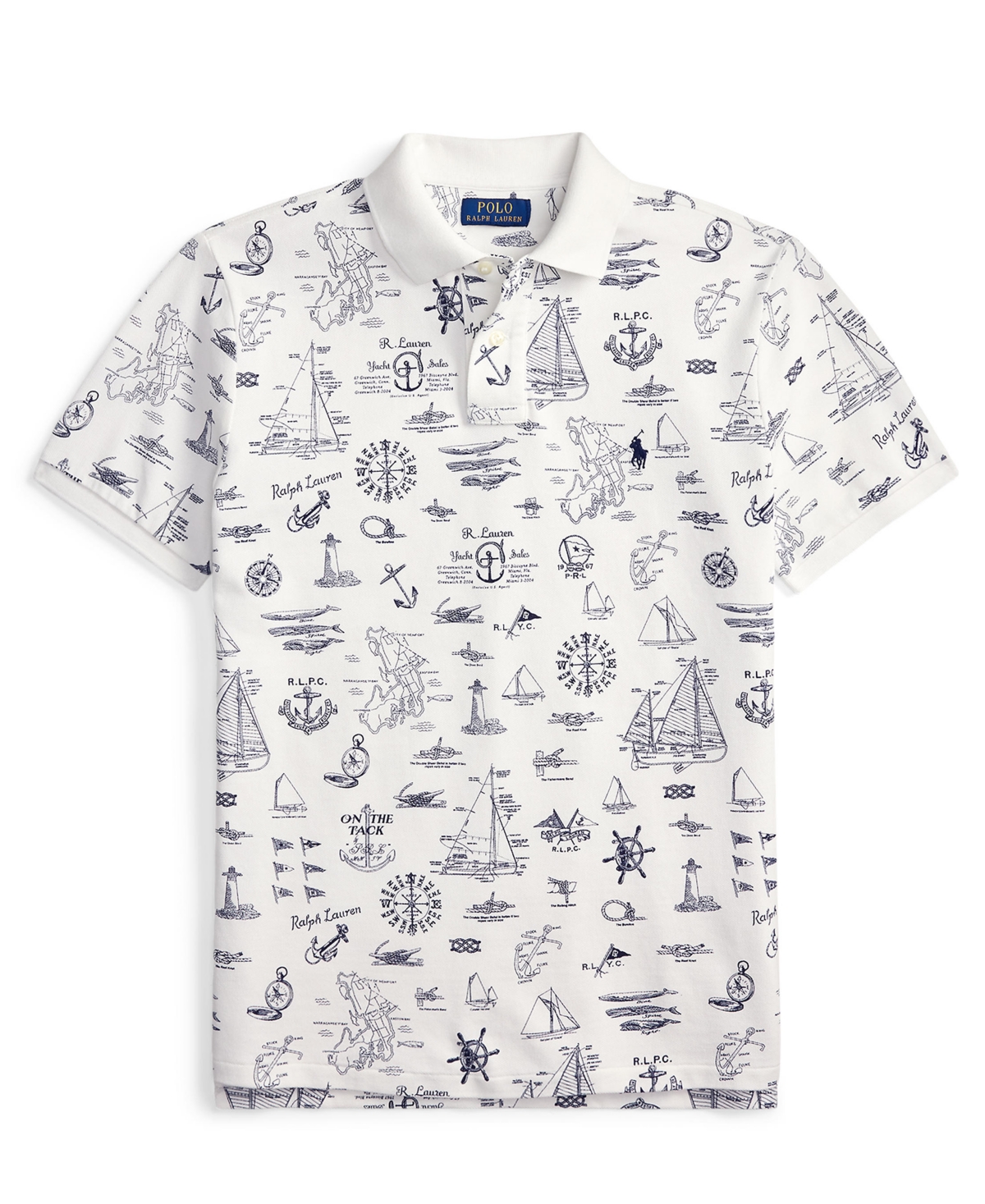 Polo Ralph Lauren Men's Classic-Fit Nautical Mesh Shirt