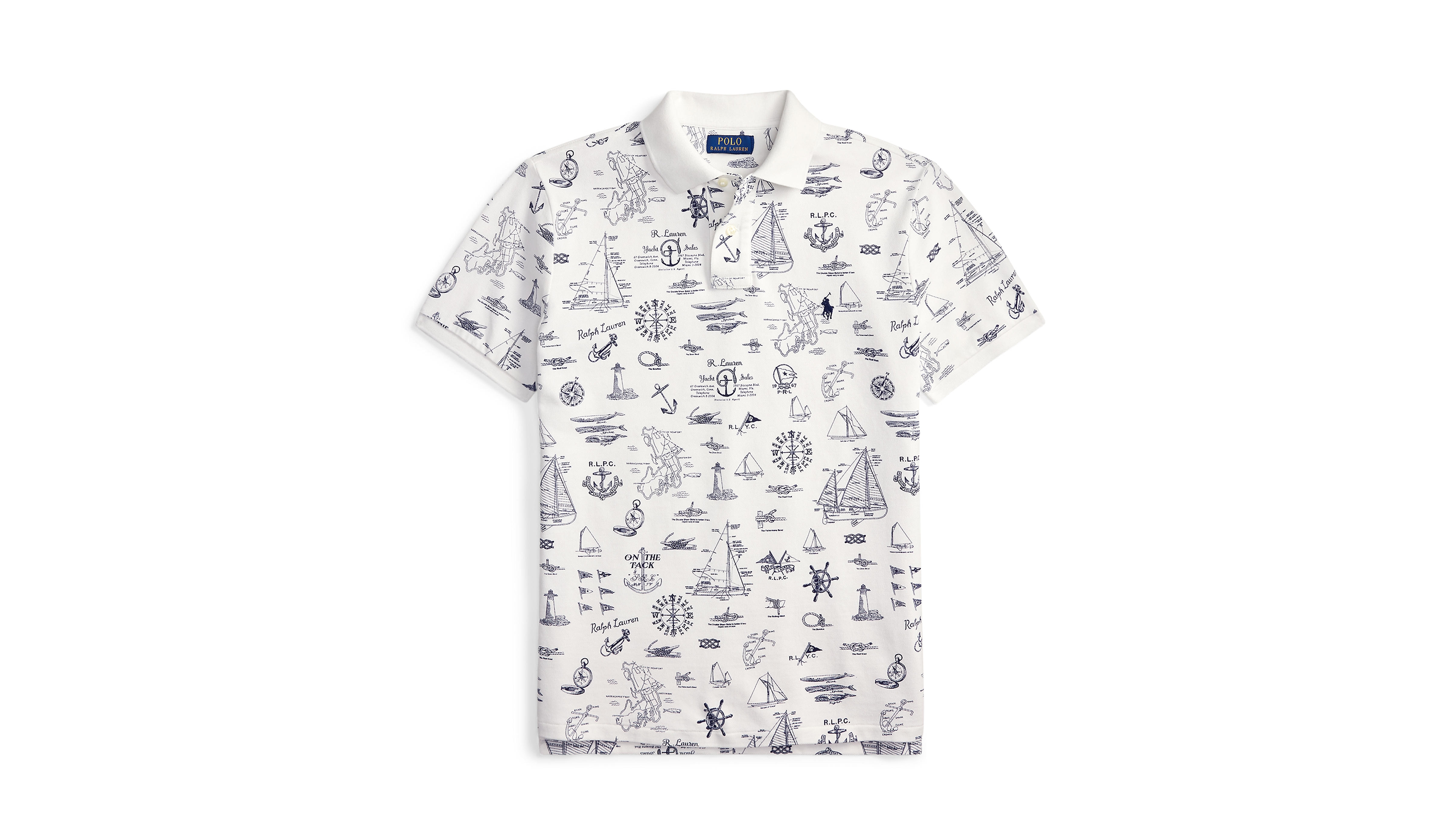 Polo Ralph Lauren Men's Classic-Fit Nautical Mesh Shirt