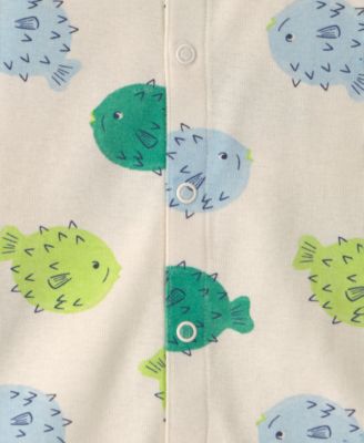 Baby Boys' Cotton Snap Up Rompers