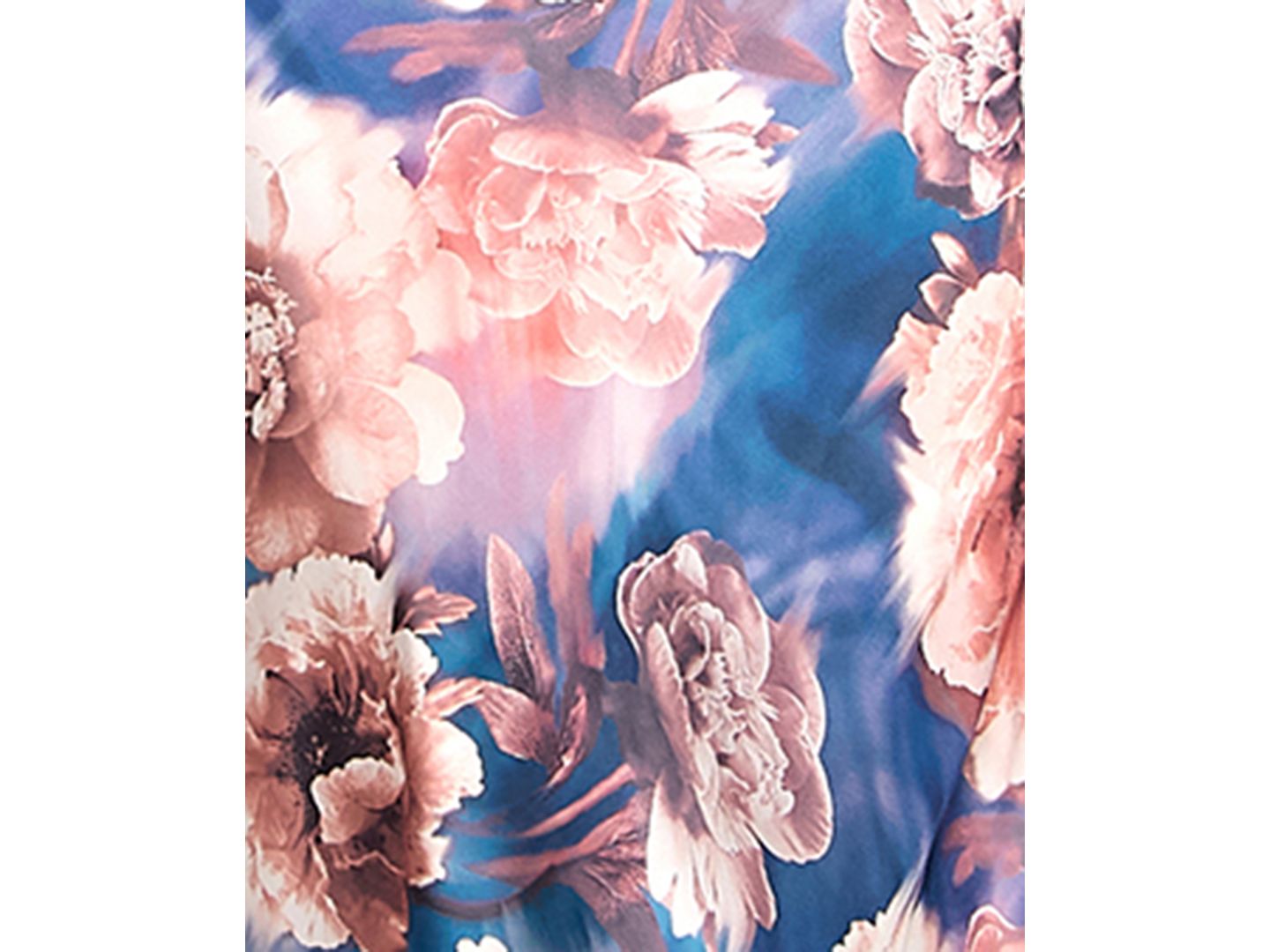 Женское платье Emerald Sundae Juniors' Printed Sweetheart Neck Gown, цвет: Тёмно-синий пудровый — фото 5