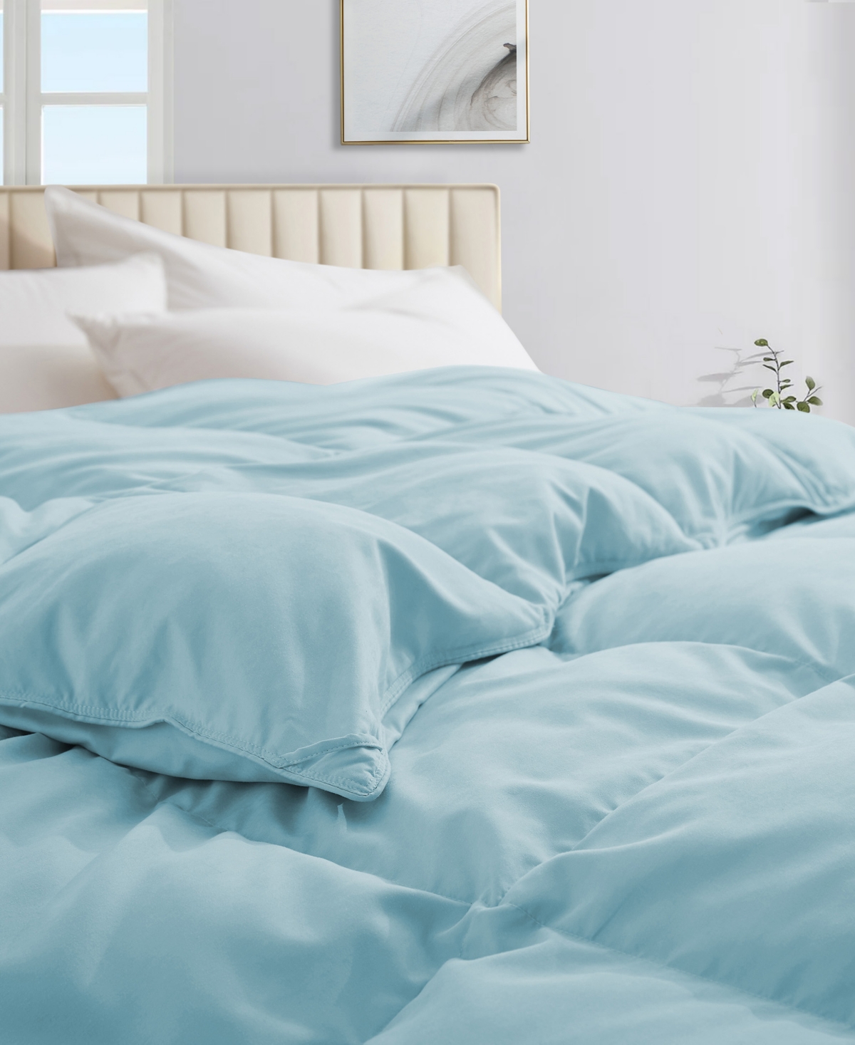 Unikome 300 Thread Count Cotton All-Season Goose Feather Comforter