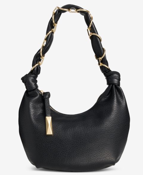 Женская сумка I.N.C. International Concepts Arrabella Crescent Shoulder Handbag, цвет: Чёрный