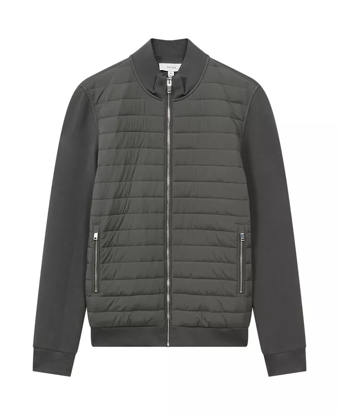 Men's Freddie Hybrid Quilt and Interlock Zip Jacket - thumbnail 8