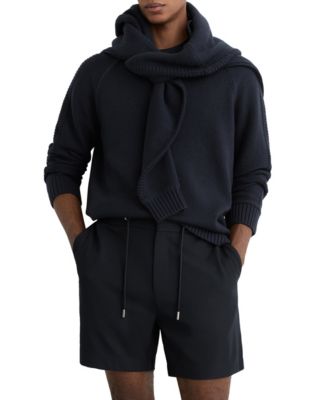 Men's Textured Drawstring Shorts