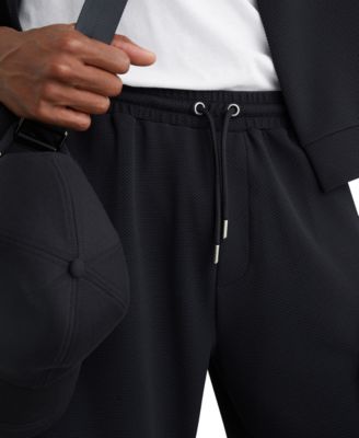 Men's Textured Drawstring Shorts