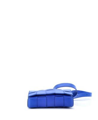 Small Cassette Crossbody Bag Maxi Intrecciato Leather