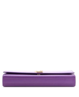 Long Classic Monogram Clutch Leather