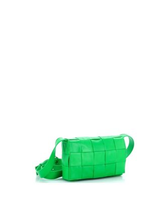 Small Cassette Crossbody Bag Maxi Intrecciato Leather