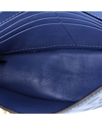 FF Diamonds Wallet on Chain FF Embossed Leather