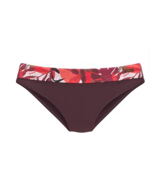 Women's Tropical Fold Over Bikini Swimsuit Bottom