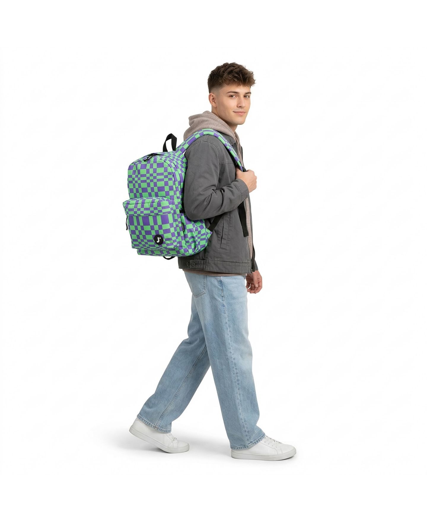 Рюкзак J World Unisex Oz 17 Inch Daily For School And Travel, цвет: Floating Apple — фото 7