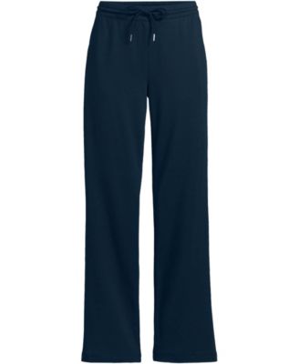 Women's Sport Knit High Rise Pull On Relaxed Straight Leg Pants