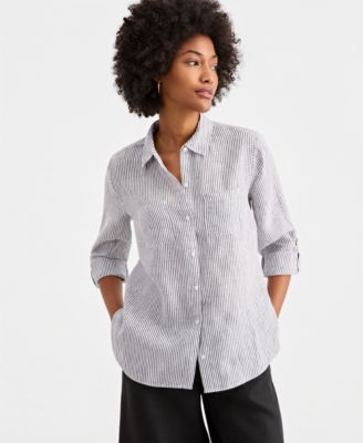 Women's 100% Linen Shirt