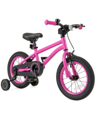 Kids Bicycle with Adjustable Seat and Removable Wheels