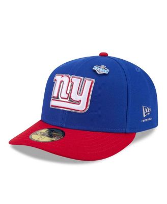 Men's Royal/Red New York Giants 2026 NFL Draft Pre-Curved 59FIFTY Fitted Hat