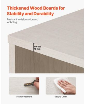 68 in 5 Tier Wide Bookshelf with Open Display Shelves