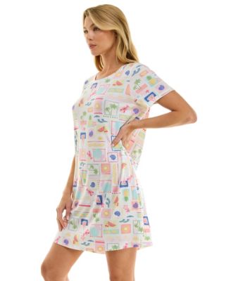 Women's Short-Sleeve Sleep Shirt