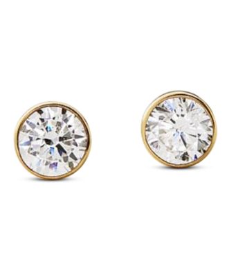 Gold-Plated Invisible Small Stud Earrings