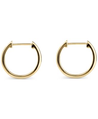 Ana Luisa Lo Small Gold-Plated Slim Endless Hoop Earrings - Gold