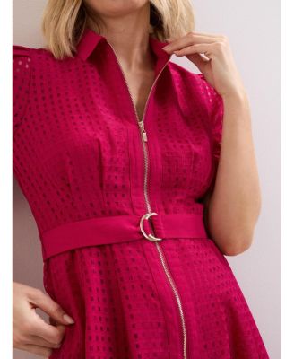 Women's Carey Belted Midi Shirt Dress