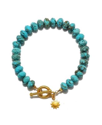 Satya Jewelry Serene Spirit Howlite Toggle Bracelet