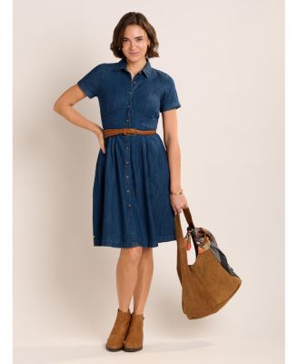 Women's Antonia Button Front Denim Dress