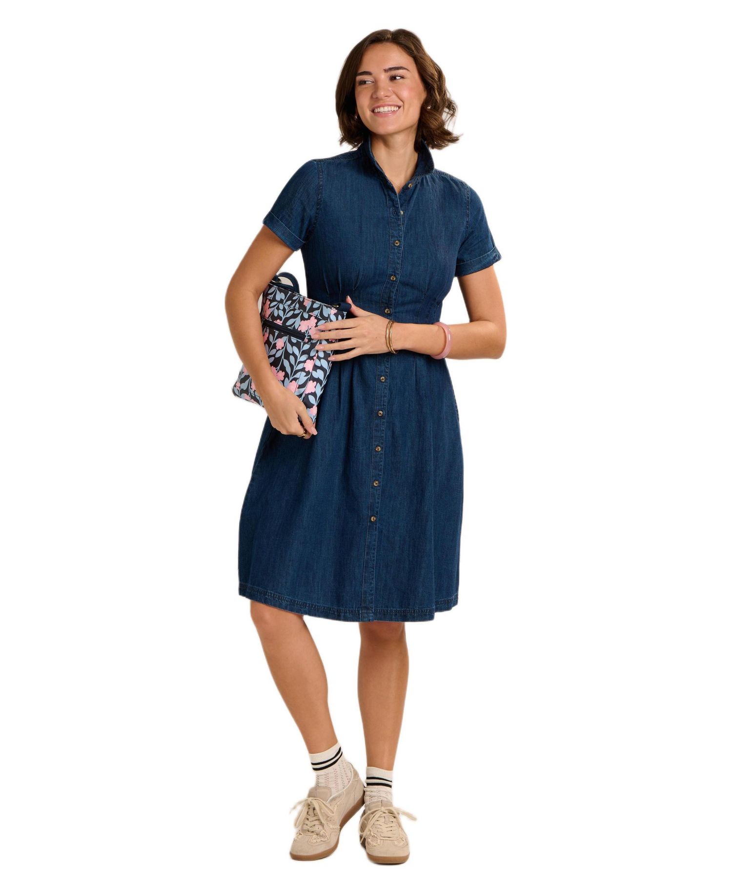 Women's Antonia Button Front Denim Dress