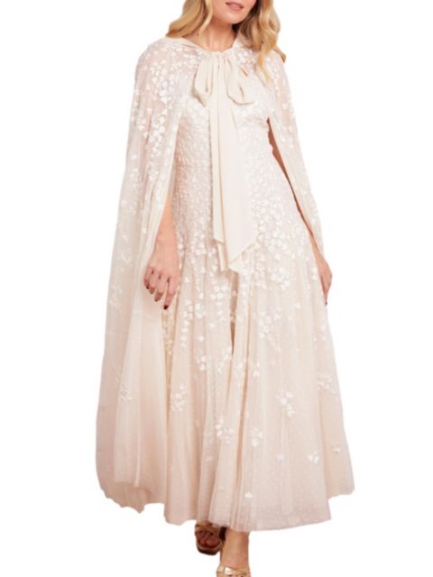 Женские куртки Needle & Thread Women's Scatter Blossom Hooded Long Cape