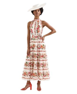 Women's Nita Halter Neck Floral Dress
