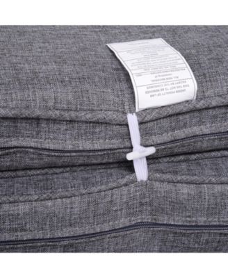 7-Piece Patio Furniture Sets Outdoor Wicker Conversation Sets All Weather PE Rattan Sectional sofa set with Cushions & Slat Plastic Wood Table, Grey