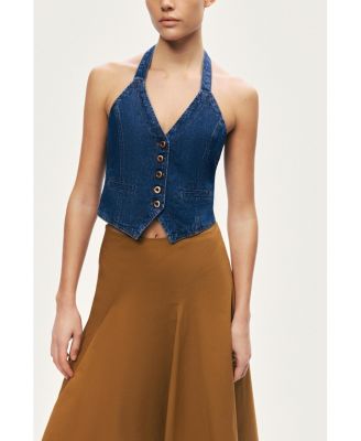 Women's Flared Midi Skirt