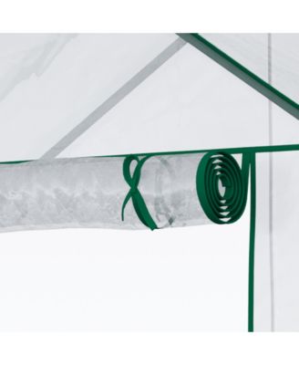 56" x 29" x 77" Small Walk-in house w/3 Tier Shleves,