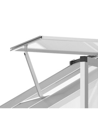 8' x 6' Portable Outdoor Walk-In Garden house w/ Roof Vent