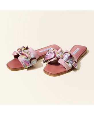 Women's Hadyn-Scarf Slip-On Slide Sandals