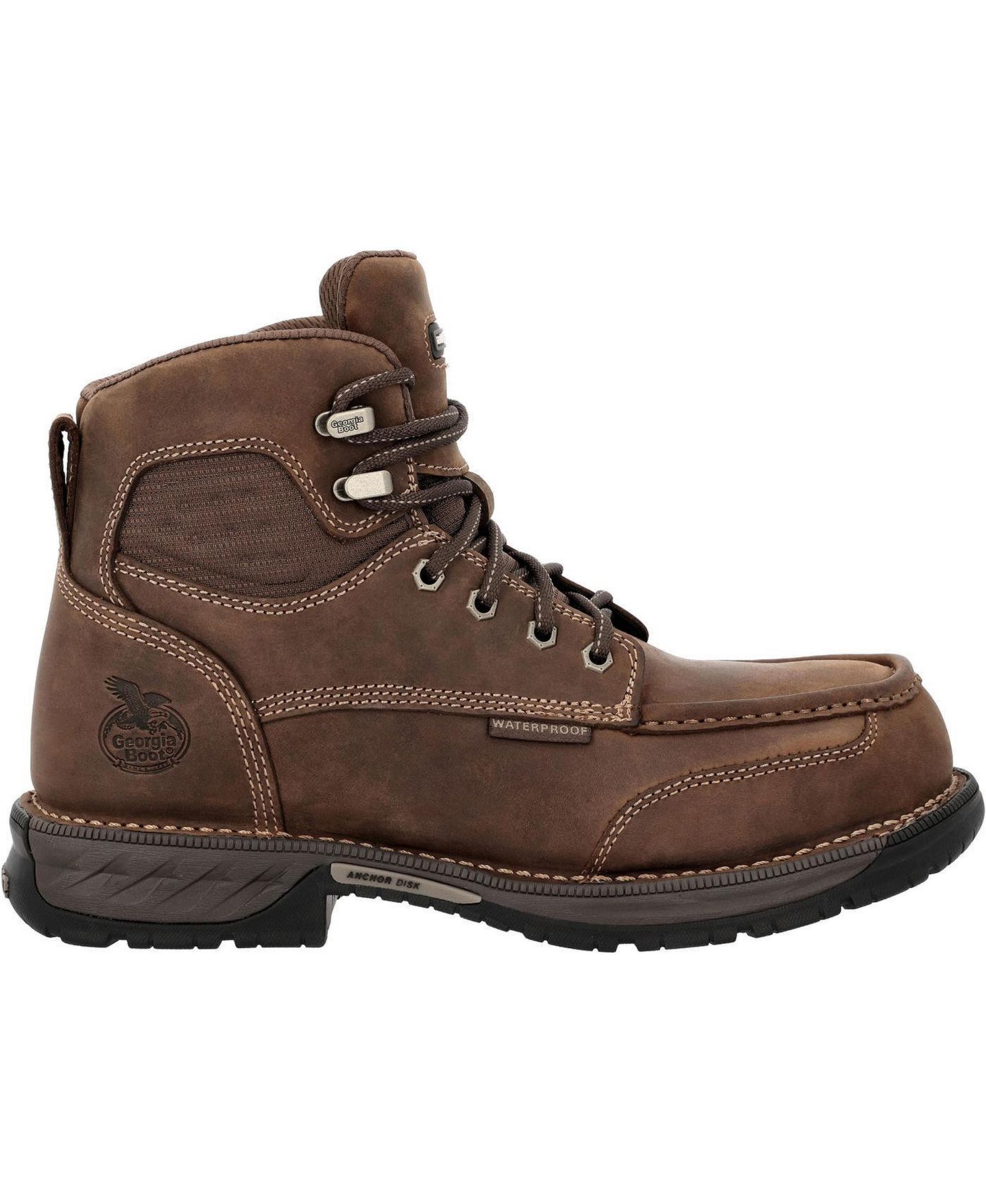 Мужские ботинки GEORGIA BOOT Athens 360 6" Side-Zip Waterproof Nano Composite Toe Moc-Toe Work Boot — фото 2