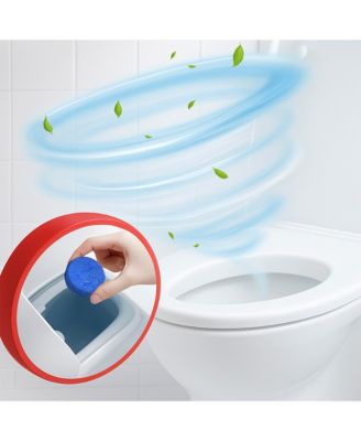  Automatic Toilet Bowl Cleaner Tablets  Stain & Odor Removal, Long-Lasting Freshness, Water Indicator