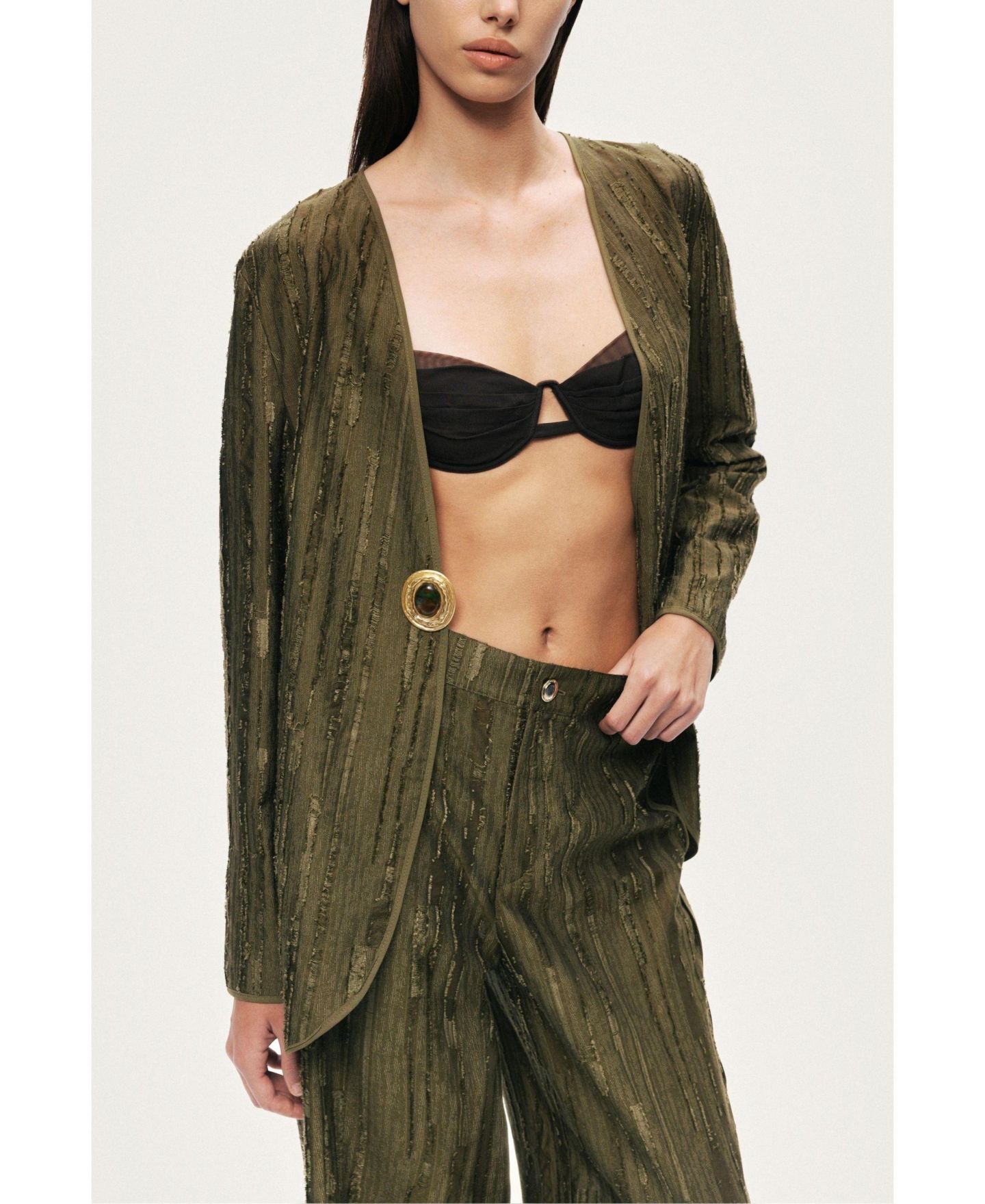 Женская куртка NOCTURNE Textured Tailored — фото 7